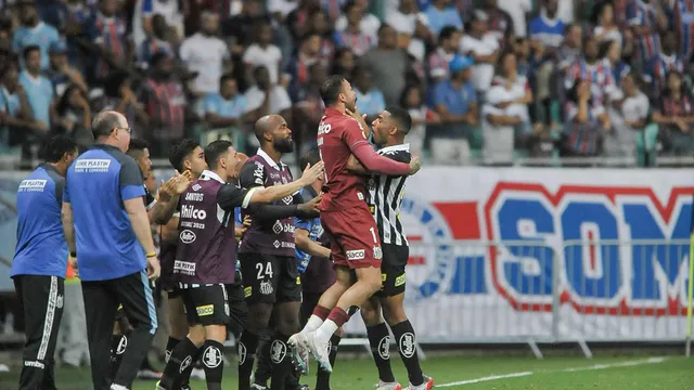 CAMPEONATO BRASILEIRO DA SÉRIE A DE 2023. PRIMEIRA FASE. VIGÉSIMA QUARTA RODADA. SANTOS-BA. BAHIA-BA.