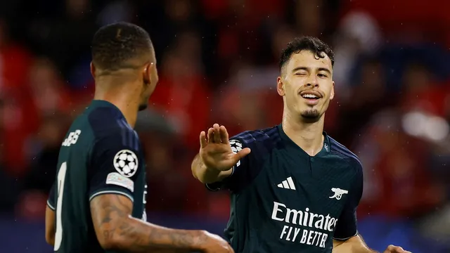 LIGA DOS CAMPEÕES DA EUROPA. TEMPORADA. 2023. 2024. CHAMPIONS LEAGUE. FASE DE GRUPOS. TERCEIRA RODADA. GRUPO B. ARSENAL. INGLATERRA. SEVILLA. ESPANHA.