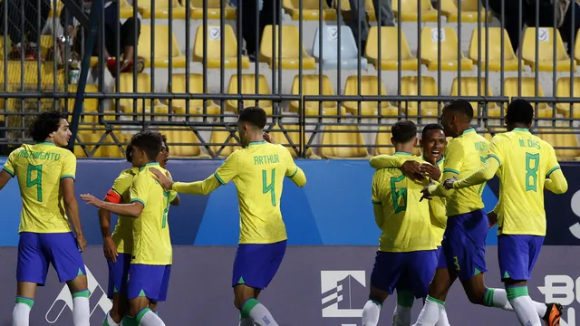 PAN AMRICANO DE 2023. FUTEBOL MASCULINO. PRIEMIRA FASE. GRUPO B. SEGUNDA RODADA. BRASIL. CLASSIFICADO. COLÔMBIA.