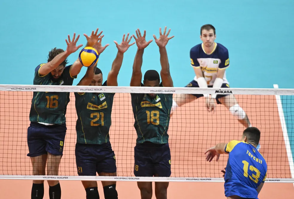 PRÉ-OLÍMPICO DE VÔLEI AMSCULINO. RIO DE JANEIRO-RJ. GRUPO A. FASE DE GRUPOS. GRUPO A. BRASIL. UCRÂNIA.