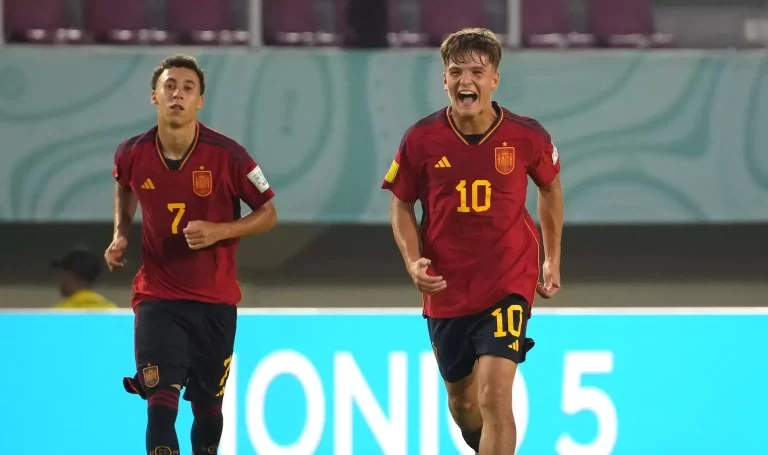 COPA DO MUNDO DE FUTEBOL SUB-17 DE 2023. PRIMEIRA FASE. SEGUNDA RODADA. GRUPO B. ESPANHA. MALI.