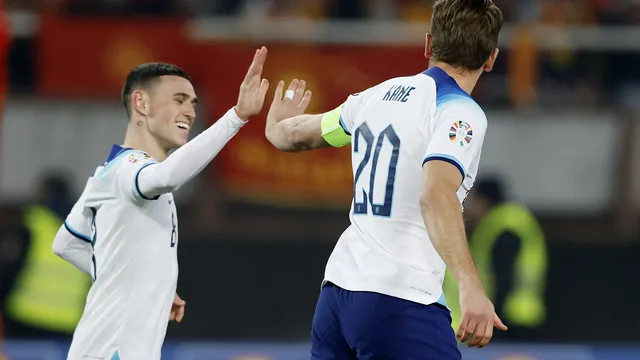 ELIMINATÓRIAS DA EUROCOPA DE 2024. UEFA. UNIÃO DAS ASSOCIAÇÕES EUROPEIAS DE FUTEBOL. FASE DE GRUPOS. GRUPO C. DÉCIMA RODADA. INGLATERRA. CLASSIFICADO. MACEDÔNIA DO NORTE. ELIMINADO.