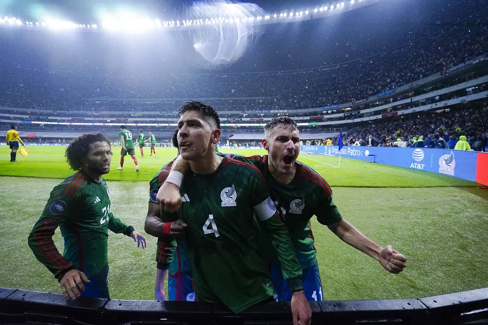 MÉXICO. JAMAICA. CLASSIFICADOS PARA A COPA AMÉRICA EM 2024.