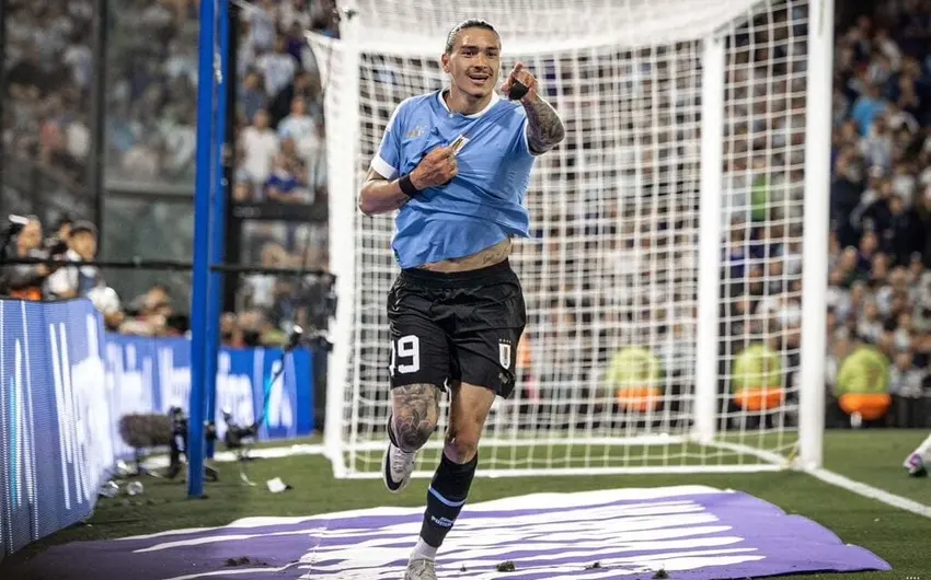 ELIMINATÓRIAS PARA A COPA DO MUNDO DE 2026. CONMEBOL. CONFEDERAÇÃO SUL-AMERICANA DE FUTEBOL. PRIMEIRA FASE. QUINTA RODADA. URUGUAI. ARGENTINA.