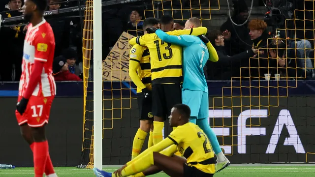 LIGA DOS CAMPEÕES DA EUROPA. TEMPORADA 2023.2024, CHAMPIONS LEAGUE. FASE DE GRUPOS. GRUPO G. QUINTA RODADA. YOUNG BOYS. SUÍÇA. ESTRELA VERMELHA. SÉRVIA.