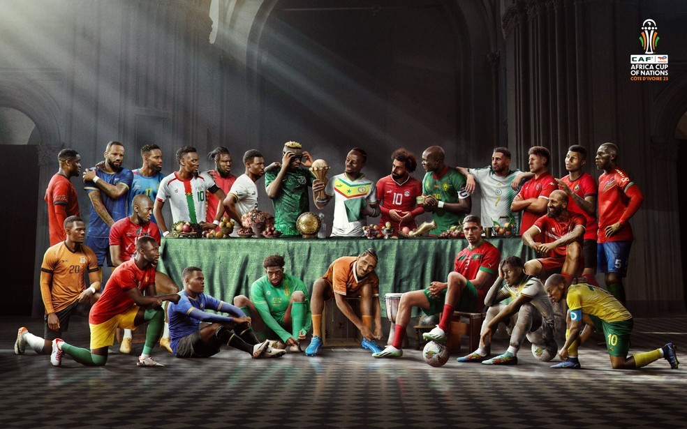 COPA AFRICANA DAS NAÇÕES DE 2024. GRUPO A. COSTA DO MARFIM. GUINÉ EQUATORIAL. GUINÉ-BISSAU. NIGÉRIA. GRUPO B. CABO VERDE. EGITO. GANA. MOÇAMBIQUE. GRUPO C. CAMARÕES. GUINÉ. GÂMBIA. SENEGAL. GRUPO D. ANGOLA. ARGÉLIA. BURKINA FASO. MAURITÂNIA. GRUPO E. ÁFRICA DO SUL. MALI. NAMÍBIA. TUNÍSIA. GRUPO F. MARROCOS. REPÚBLICA DEMOCRÁTICA DO CONGO. TANZÃNIA. ZÂMBIA.