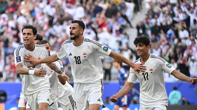 COPA DA ÁSIA DE 2024. PRIMEIRA FASE. FASE DE GRUPOS. GRUPO D. SEGUNDA RODADA. IRAQUE. JAPÃO.
