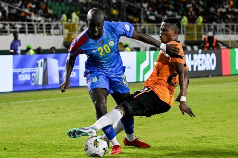 COPA AFRICANA DE NAÇÕES DE 2024. PRIMEIRA FASE. PRIMEIRA RODADA. REPÚBLICA DEMOCRÁTICA DO CONGO. ZÂMBIA.