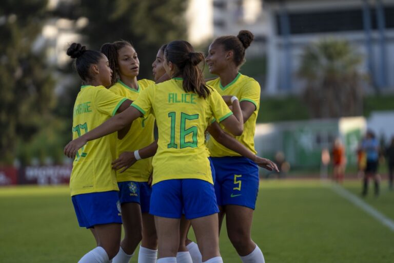 TORNEIO DE ALGARVE. PORTUGAL. FUTEBOL FEMININO. ALEMANHA. HOLANDA. BRASIL. CAMPEÃO. PORTUGAL. SUB-17.