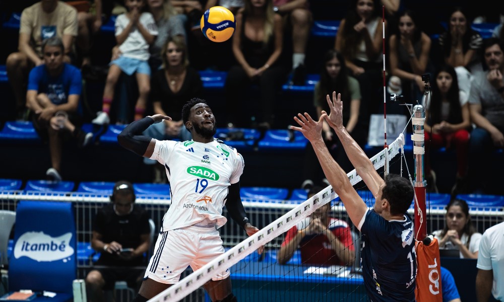 SUPERLIGA MASCULINA DE VÔLEI. TEMPORADA 2023. 2024. PRIMEIRA FASE. SADA CRUZEIRO-MG. MINAS-MG. LÍDER. CABULOSO.