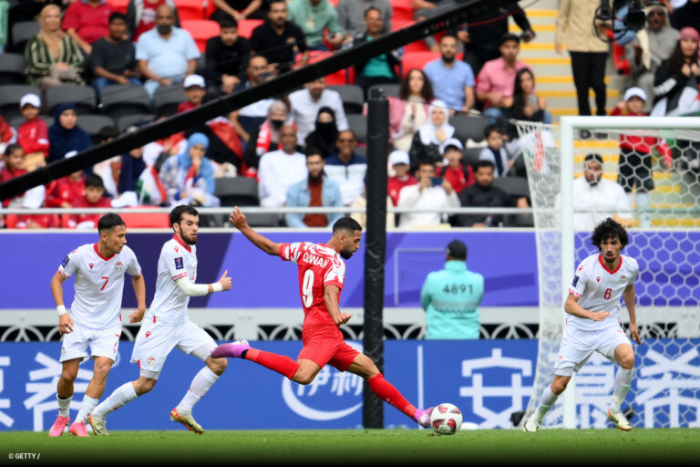 COPA DA ÁSIA DE 2024. QUARTAS DE FINAL. JORDÂNIA. CLASSIFICADA. TAJIQUISTÃO. ELIMINADO. JOGO ÚNICO. PARTIDA ÚNICA. SEMIFIINAL. JOGO ÚNICO. PARTIDA ÚNICA. JORDÂNIA. CONTRA COREIA DO SUL.