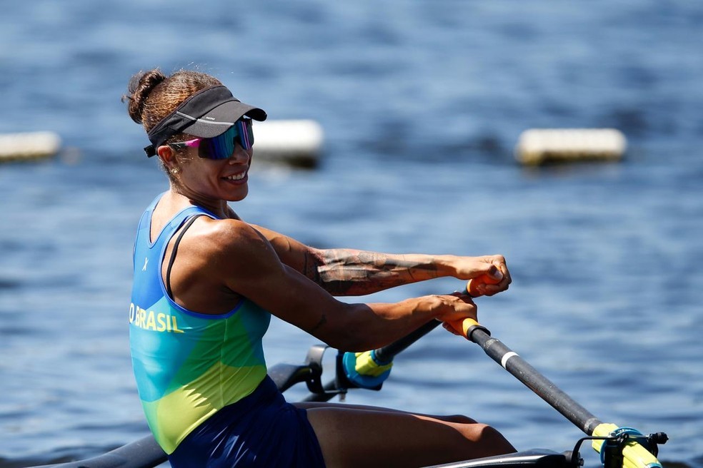 BEATRIZ TAVARES. LUCAS VERTHEIN. VAGA NO REMO. JOGOS OLÍMPICOS DE PARIS. FRANÇA.