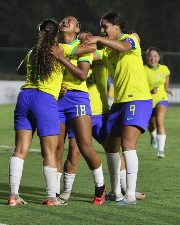 SUL-AMERICANO SUB-17 FEMININO DE 2024. QUADRANGULAR FINAL. BRASIL. CLASSIFICADO PARA A COPA DO MUNDO SUB-17 FEMININA DE 2024. COLÔMBIA.