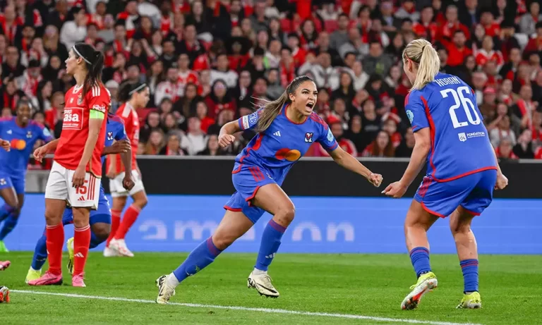 LIGA DOS CAMPEÕES DA EUROPA. TEMPORADA 2023. 2024. FUTEBOL FEMININO. QUARTAS DE FINAL. JOGO DE IDA. PRIEMIRA PARTIDA. BENFICA. PORTUGAL. LYON. FRANÇA.