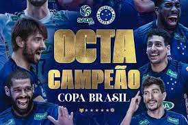 COPA DO BRASIL DE VÔLEI MASCULINO DE 2024. FINAL. JOGO ÚNICO. PARTIDA ÚNICA. CRUZEIRO-MG. CAMPEÃO. OCTACAMPEÃO. 2014. 2016. 2018.2019.2020. 2021. 2023. 2024. GURAULHOS-SP. VICE-CAMPEÃO.