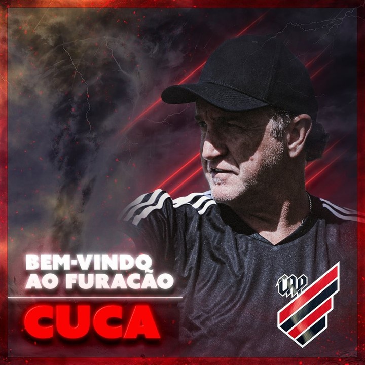 CUCA. NOVO TREINADOR DO ATHLETICO-PR.