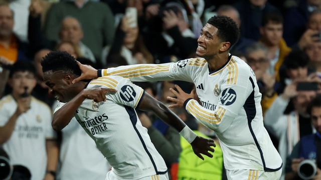 CHAMPIONS LEAGUE. LIGA DOS CAMPEÕES DA EUROPA. TEMPORADA 2023. 2024. OITAVAS DE FINAL. JOGO DE VOLTA. SEGUNDA PARTIDA. REAL MADRID. ESPANHA. CLASSIFICADO. RASENBALLSPORT LEIPZIG. ALEMANHA. ELIMINADO.