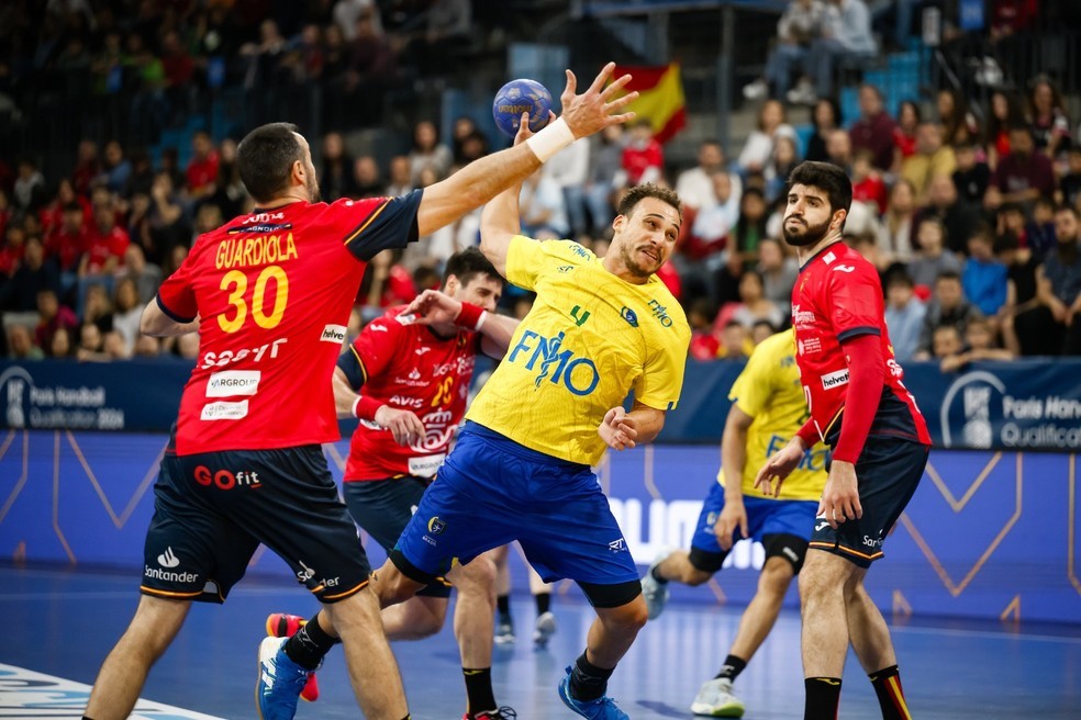 PRÉ-OLÍMPICO DE HANDEBOL. BRASIL. ELIMINADO. ESPANHA. CLASSIFCADA. JOGOS OLÍMPICOS DE PARIS DE 2024.