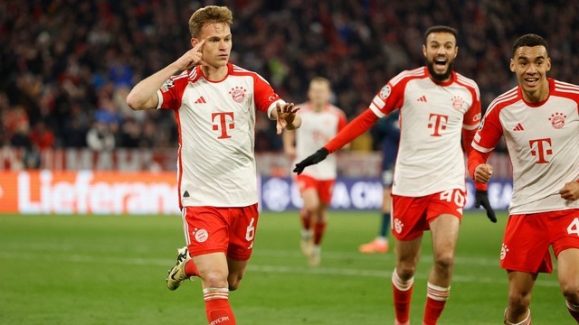 LIGA DOS CAMPEÕES DA EUROPA. TEMPORADA 2023. 2024. QUARTAS DE FINAL. JOGO DE VOLTA. SEGUNDA PARTIDA. BAYERN DE MUNIQUE. ALEMANHA. CLASSIFICADO. ARSENAL. INGLATERRA. ELIMINADO. SEMIFINAL. PRIMEIRO JOGO. JOGO DE IDA. JOGO DE VOLTA. SEGUNDA PARTIDA. BAYERN DE MUNIQUE. ALEMANHA. CONTRA. REAL MADRID. ESPANHA.