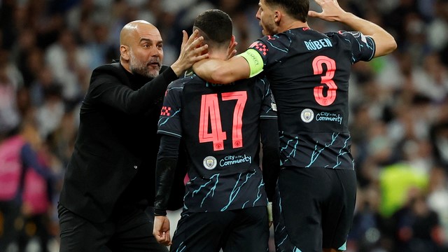 LIGA DOS CAMPEÕES DA EUROPA. CHAMPIONS LEAGUE. TEMPORADA 2023. 2024. QUARTAS DE FINAL. PRIMEIRO JOGO. JOGO DE IDA. REAL MADRID. ESPANHA. MANCHESTER CITY. INGLATERRA.