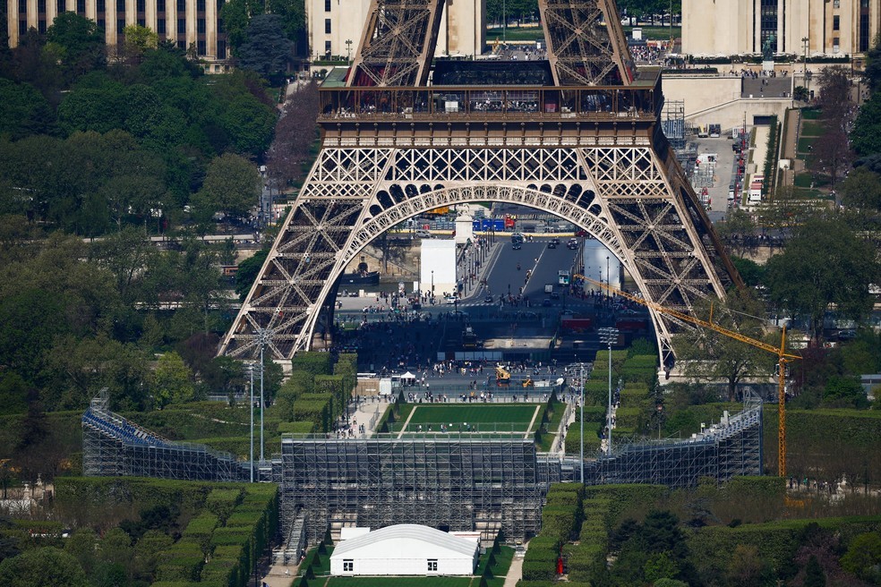 JOGOS OLÍMPICOS DE PARIS 2024. FRANÇA. ABERTURA. 100 DIAS.