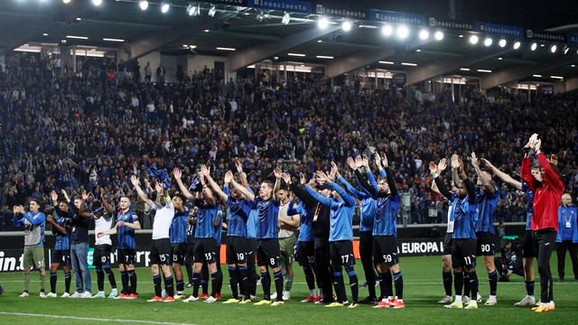 LIGA EUROPA. TEMPORADA 2023.2024. SEMIINAL. JOGO DE VOLTA. SEGUNDA PARTIDA. ATALANTA. ITÁLIA. CLASSIFICADO. OLYMPIQUE MARSELLE. FRANÇA. ELIMINADO. FINAL. JOGO ÚNICO. PARTIDA ÚNICA. ATALANTA. ITÁLIA. BAYER LEVERKUSEN. ALEMANHA.