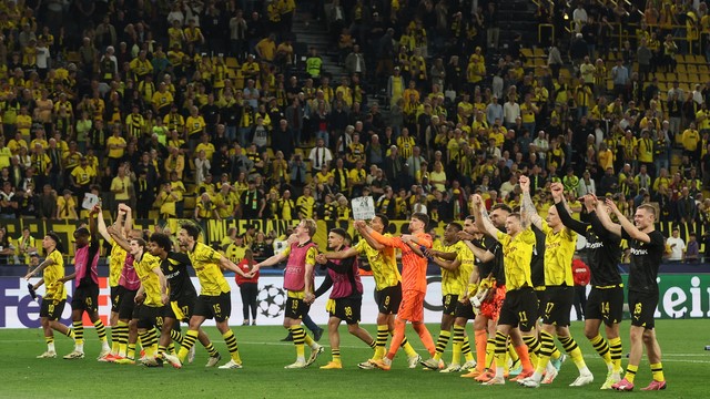 LIGA DOS CAMPEÕES DA EUROPA DA TEMPORADA 2023.2024. CHAMPIONS LEAGUE. SEMINAL. JOGO DE IDA. PRIMEIRA PARTIDA. BORUSSSIA DORTMUND. ALEMANHA. PARIS SAINT-GERMAIN. FRANÇA.