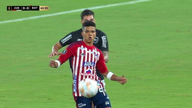 TAÇA LIBERTADORES DA AMÉRICA DE 2024. FASE DE GRUPOS. GRUPO D. SEXTA RODADA. JUNIOR BARRANQUILLA. COLÔMBIA. CLASSIFICADO PARA AS OITAVAS DE FINAL. PRIMEIRO LUGAR. 10 PONTOS. +3 GOLS DE SALDO. BOTAFOGO-RJ. BRASIL. SEGUNDO LUGAR. CLASSIFICADO PARA AS OITAVAS DE FINAL. 10 PONTOS. +1 GOL DE SALDO. LDU. LIGA DEPORTIVA UNIVERSITÁRIA. EQUADOR. EQUADOR. CLASSIFICADO PARA OS PLAYOFFS DA COPA SUL-AMERICANA. 7 PONTOS. TERCEIRO LUGAR. UNIVERSITÁRIO. PERU. QUARTO LUGAR. 5 PONTOS. ELIMINADO.