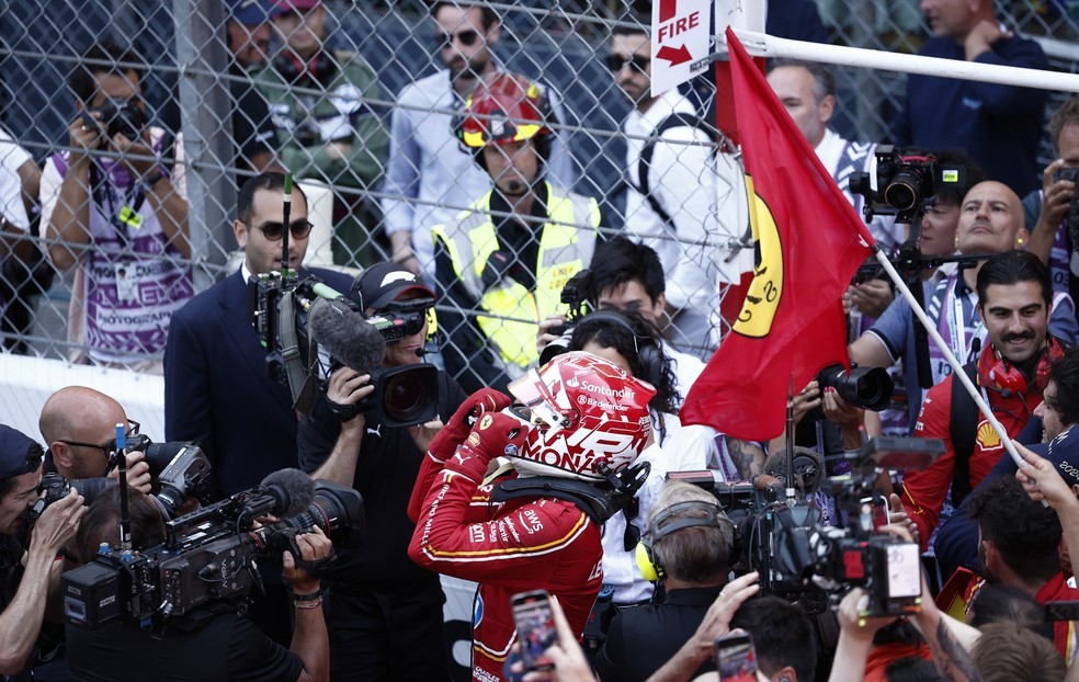 GRANDE PRÊMIO CANADÁ. CHARLES LECLERC. VITÓRIA. FERRARI.