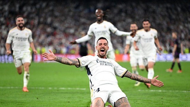 LIGA DOS CAMPEÕES DA EUROPA. TEMPORADA 2023.2024. CHAMPIONS LEAGUE. SEMIINAL. JOGO DE VOLTA. SEGUNDA PARTIDA. REAL MADRID. ESPANHA. CLASSIFICADO. BAYERN DE MUNIQUE. ELIMINADO. FINAL. LONDRES. INGLATERRA. WEMBLEY. REAL MADRID. ESPANHA. BORSSIA DORTMUND. ALEMANHA.