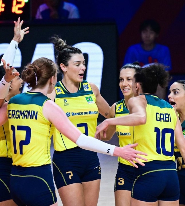 LIGA DAS NAÇÕES DE VÔLEI FEMININO DE 2024. PRIMEIRA FASE. FASE PRELIMINAR. OITAVA RODADA. BRASIL. TAILÂNDIA.