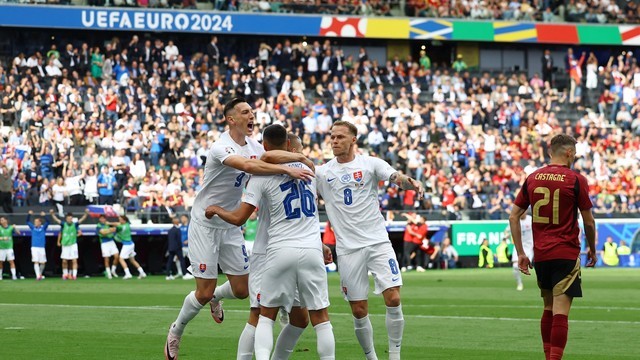 EUROCOPA DE 2024. PRIMEIRA FASE. FRANKFURT. ALEMANHA. PRIMEIRA RODADA. GRUPO E. BÉLGICA. ESLOVÁQUIA.