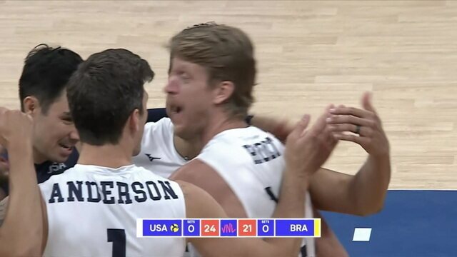 LIGA DAS NAÇÕES DE VÔLEI MASCULINO. TEMPORADA 2024. PRIMEIRA FASE. FASE PRELIMINAR. DÉCIMA RODADA. BRASIL. ESTADOS UNIDOS.