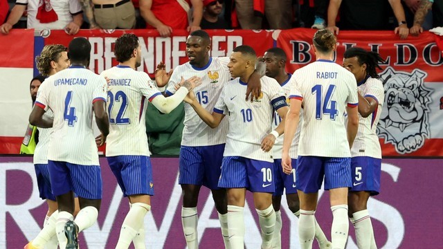 EUROCOPA DE 2024. PRIMEIRA FASE. PRIEMIRA RODADA. GRUPO D. FRANÇA. ÁUSTRIA.