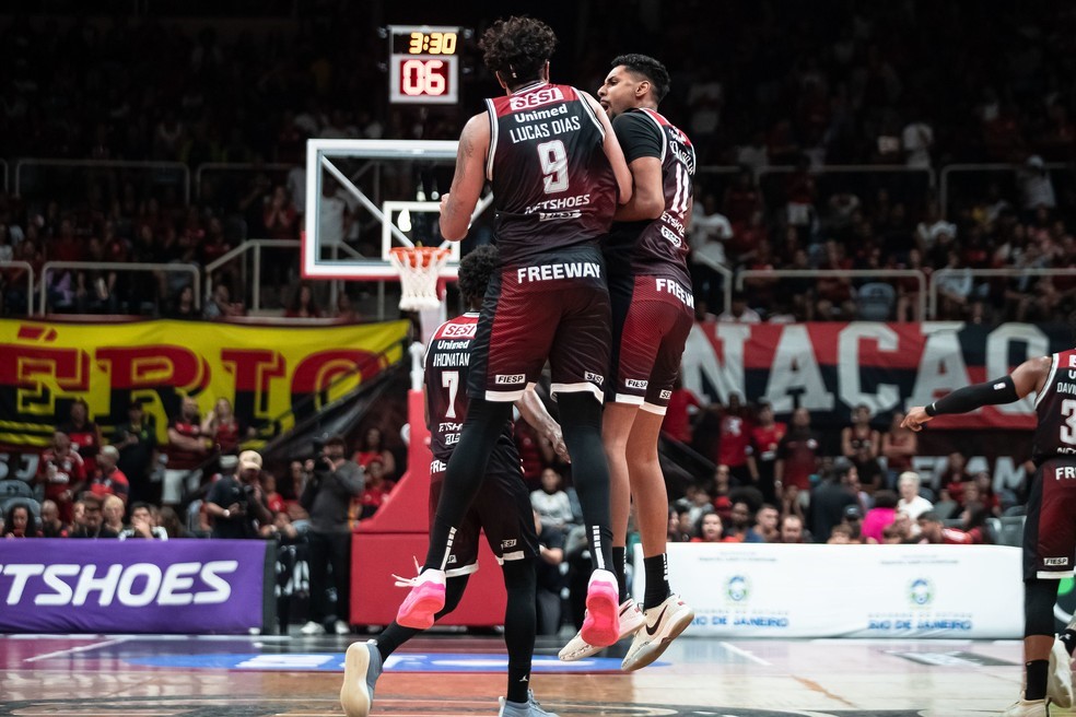 NBB. NOVO BASQUETE BRASIL. TEMPORADA 2023.2024. FINAL. PRIMEIRO JOGO. FRANCA-SP. FLAMENGO-RJ.