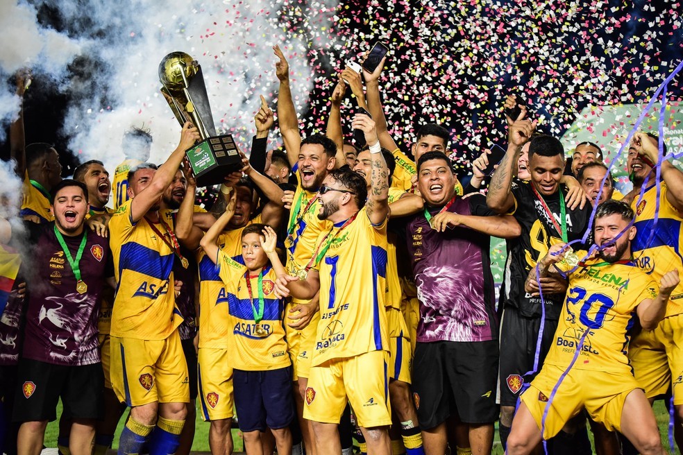 CAMPEOANTO RORAIMENSE DE 2024. FINAL. JOGO ÚNICO. GAS-RR. GRÊMIO ATLÉTICO SAMPAIO-RR. CAMPEÃO. 2024. PELA PRIMEIRA VEZ. SÃO RAIMUNDO-RR. VICE-CAMPEÃO.
