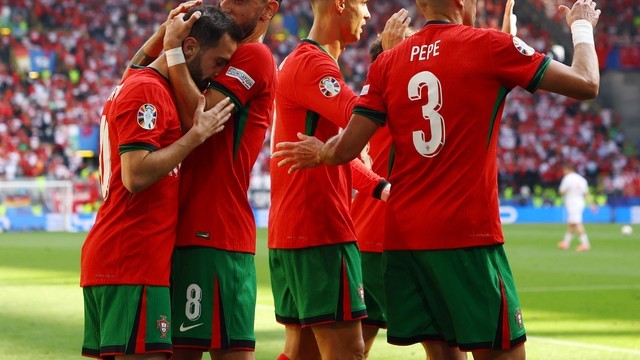 EUROCOPA DE 2024. PRIMEIRA FASE. SEGUNDA RODADA. GRUPO F. PORTUGAL. CLASSIFICADO. PRIMEIRO LUGAR. TURQUIA.