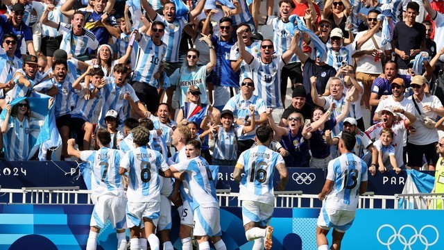 JOGOS OLÍMPICOS DE PARIS 2024. FRANÇA. FUTEBOL MASCULINO. PRIMEIRA FASE. SEGUNDA RODADA. ARGENTINA. IRAQUE. GRUPO B.