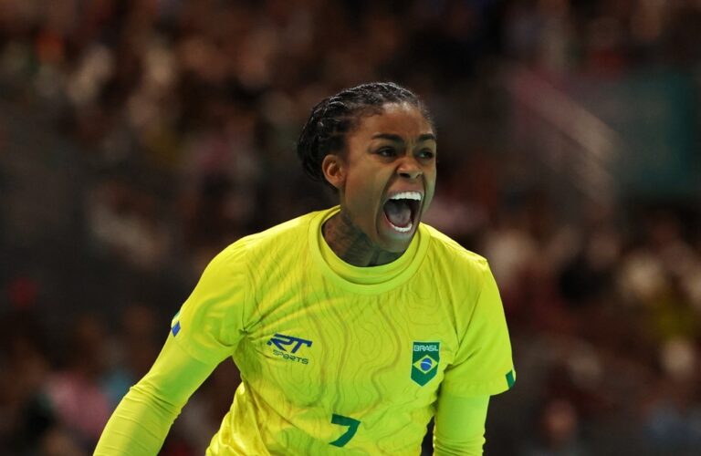 JOGOS OLÍMPICOS DE 2024. PARIS. FRANÇA. HANDEBOL FEMININO. PRIMEIRA FASE. PRIMEIRA RODADA. GRUPO B. BRASIL. ESPANHA.