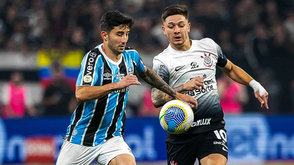 CAMPEONATO BRASILEIRO DA SÉRIE A DE 2024. PRIMEIRA FASE. DÉCIMA NONA RODADA. CORINTHIANS-SP. GRÊMIO-RS.