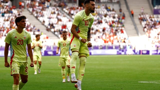 JOGOS OLÍMPICOS DE PARIS 2024. FRANÇA. FUTEBOL MASCULINO. PRIMEIRA FASE. SEGUNDA RODADA. ESPANHA. REPÚBLICA DOMINICANA. GRUPO C.