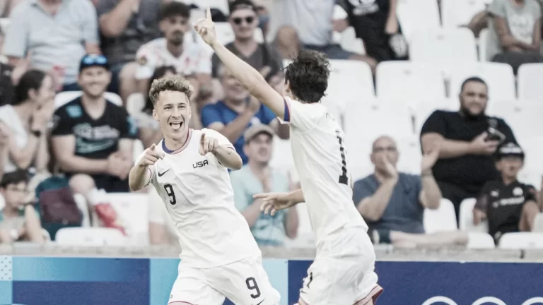 JOGOS OLÍMPICOS DE 2024. PARIS. FRANÇA. FUTEBOL MASCULINO. PRIMEIRA FASE. SEGUNDA RODADA. GRUPO A. ESTADOS UNIDOS. NOVA ZELÂNDIA.