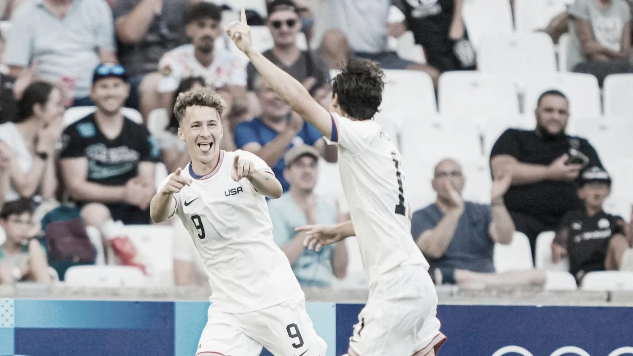 JOGOS OLÍMPICOS DE 2024. PARIS. FRANÇA. FUTEBOL MASCULINO. PRIMEIRA FASE. SEGUNDA RODADA. GRUPO A. ESTADOS UNIDOS. NOVA ZELÂNDIA.
