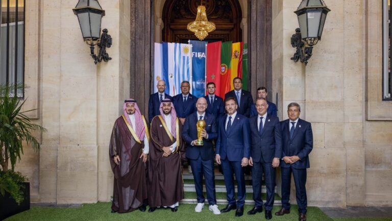 COPA DO MUNDO DE 2030. PORTUGAL. ESPANHA. MARROCOS. ARGENTINA. PARAGUAI. URUGUAI. COPA DO MUNDO DE 2034. ARÁBIA SAUDITA.