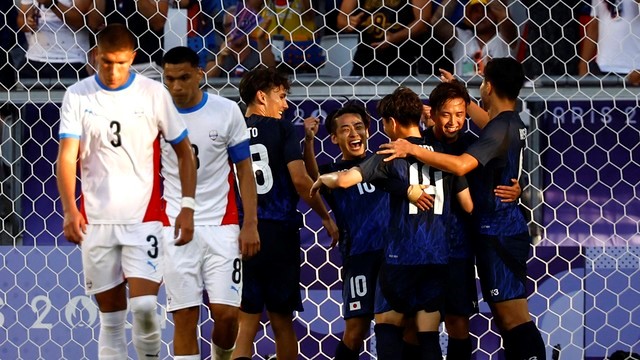 JOGOS OLÍMPICOS DE 2024. FUTEBOL MASCULINO. PRIMEIRA FASE. PRIMEIRA RODADA. GRUPO D. JAPÃO. PARAGUAI.