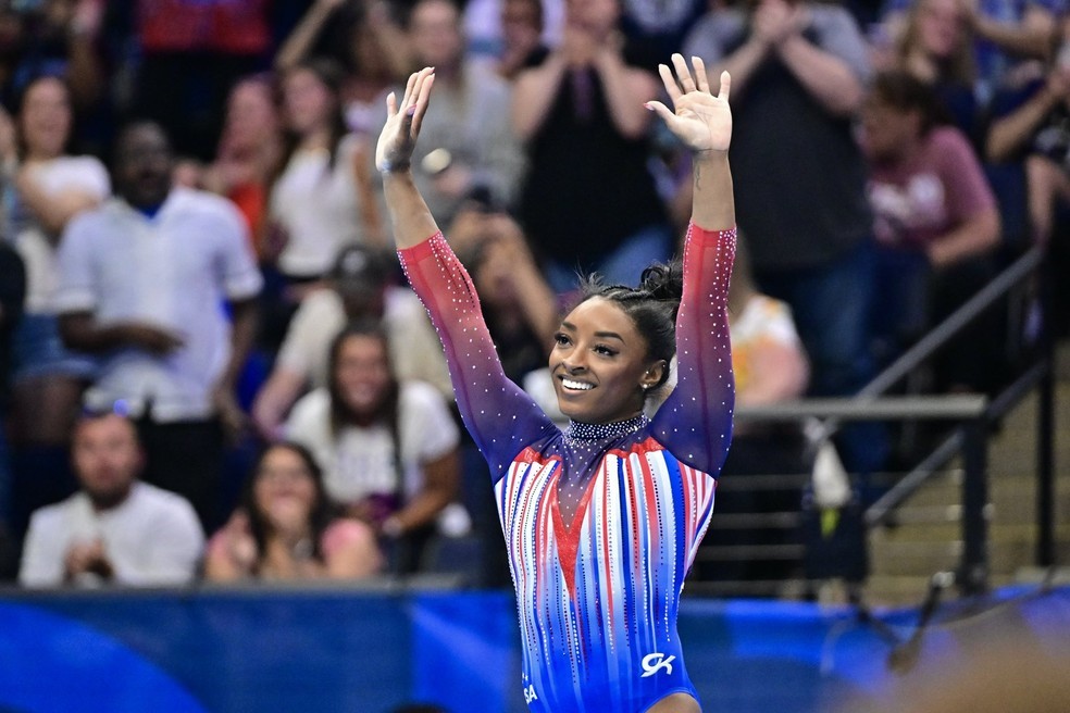 SIMONE BILES. VAGA. JOGOS OLÍMPICOS. PARIS.2024. FRANÇA. ESTADOS UNIDOS.