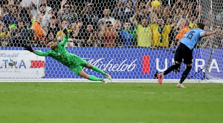 COPA AMERICA DE 2024. QUARTAS DE FINAL. JOGO ÚNICO. PARTIDA ÚNICA. URUGUAI. CLASSIFICADO. NOS PÊNALTIS. BRASIL. ELIMINADO. LAS VEGAS. CIDADE DOS ESTADOS UNIDOS. SEMIFINAL. JOGO ÚNICO. PARTIDA ÚNICA.COLÔMBIA. CONTRA. URUGUAI. 10 DE JULHO DE 2024. QUARTA-FEIRA. CHARLOTTE. CIDADE DOS ESTADOS UNIDOS.