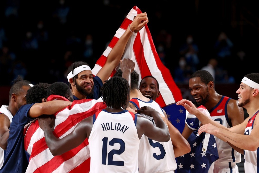 ESTADOS UNIDOS. PRIMEIRO LUGAR, QUADRO DE MEDALHAS. BRASIL. VIGÉSIMO LUGAR.