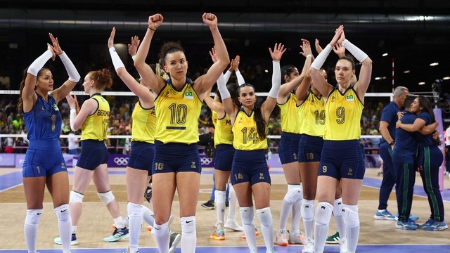 JOGOS OLÍMPICOS. PARIS. FRANÇA.2024. VÔLEI FEMININO. PRIMEIRA FASE. TERCEIRA RODADA. BRASIL. MELHOR CAMPANHA. POLÔNIA. QUARTAS DE FINAL. BRASIL. CONTRA. REPÚBICA DOMINICANA.