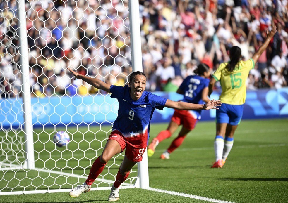 JOGOS OLÍMPICOS. FRANÇA. PARIS. 2024. FUTEBOL FEMININO. FINAL. JOGO ÚNICO. PARTIDA ÚNICA. ESTADOS UNIDOS. MEDALHA DE OURO. PENTACAMPEÃ. 1996. 2004. 2008. 2012. 2024.BRASIL. MEDALHA DE PRATA. SEGUNDO LUGAR.